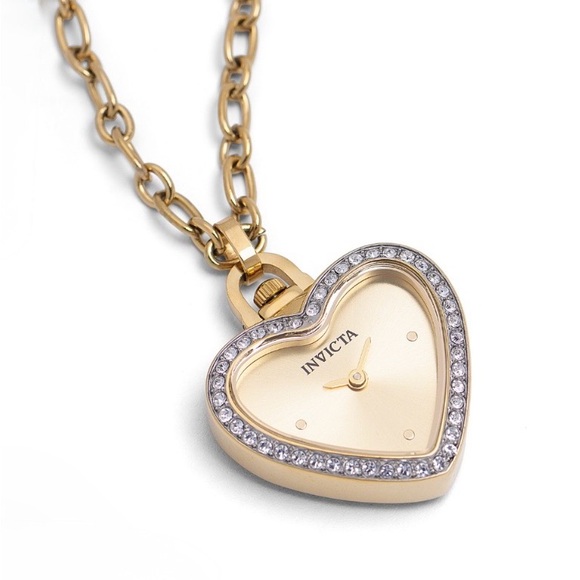 Invicta Mini Angel Women's Necklace Watch - 27.5mm, Gold (49938) - Picture 4 of 6